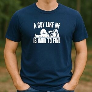 Navy Blue Graphic T-Shirt